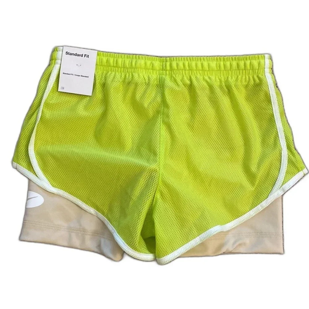 Nike Dri Fit Shorts Green Girl Size Medium